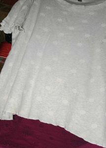 Yellow nd grey  Casual T-Shirt