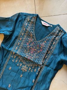Biba Kurti Set New 34 Size With Dupatta
