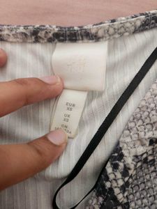 Snakeskin Bodysuit from H&amp;M