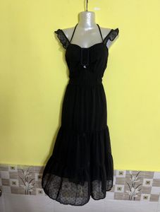 Chic Black long Dress
