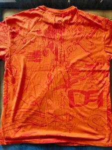 Orange Deadpool Edition Oversized Tee