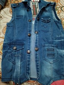 Denim Jacket For Girls 5-6 Years