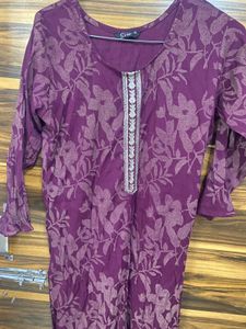Beautiful Kurta Set With Duppata 💜