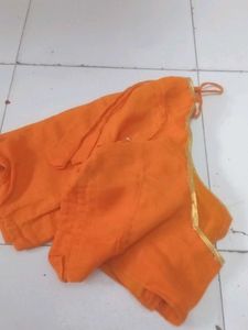 Orange Saree Blouse