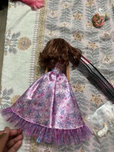 Vintage Floral Barbie Dress