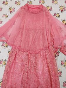 PARTY WEAR CAPE GOWN