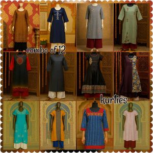 12 Kurti Combo - Ethnic Styles sale