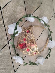 Gold Crown Headband and Tiara