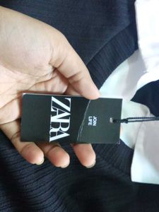 Zara Black &amp; White Top