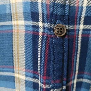 US POLO Assn CHEQUERED INDIGO DENIM SHIRT