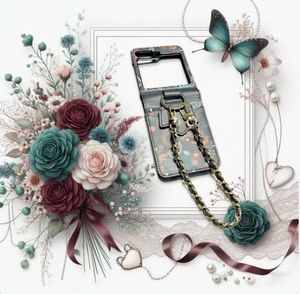 Samsung ZFlip 5 Case With Chain Charm