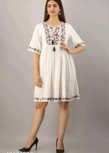 New white women dress