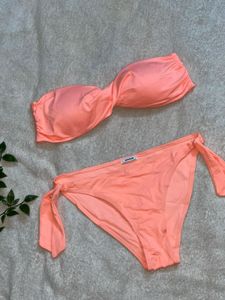 Peach Bikini Set