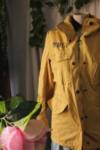 Yellow Vintage Casual Jacket