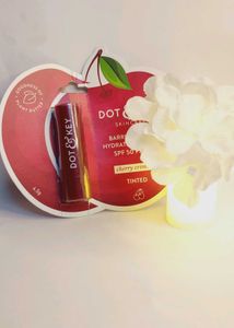 Dot & key cherry crimson lip balm , spf 50+