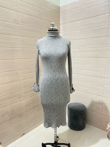 Ribbed Knit Bodycon Dress for Women