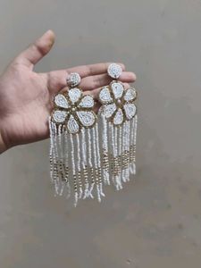 Diy Beaded Flower Earrings