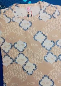 Beige Colour Baby Dress