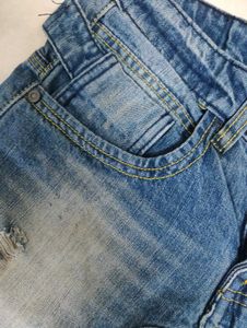 Distressed Denim Jeans(New not used)