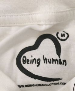 Being Human White Printed T-Shirt ( Men)