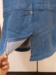 Girls Denim Frock...