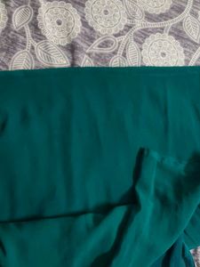 Peacock 🦚 Green Saree ✨🌸