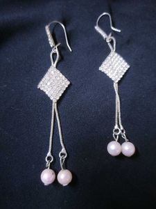 🔥😱 6.3 Mm Long Stone Earrings 😱