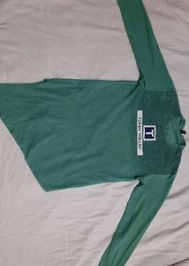 Tommy Hilfiger Green Long Sleeve Tee