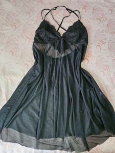 Black Lace Nightsuit