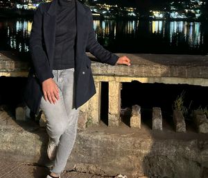 Dark Navy Blue New Coat