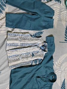 Ethnic kurta pant with waistcoat