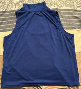 SHEIN Blue Sleeveless Top