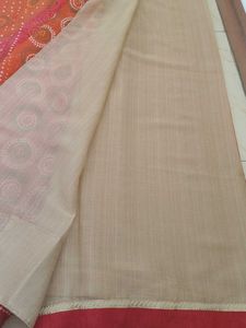 Red Bandhani Saree