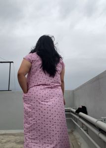 Pink Floral Nightgown