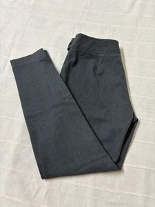 Gray Belted Trousers