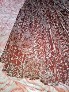 Tribal Brown Boho Skirt