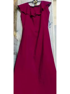 Maroon Dress