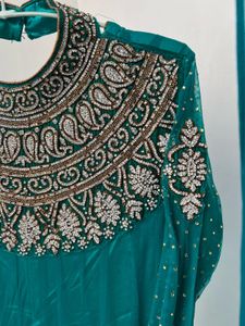 Elegant Teal Anarkali Suit