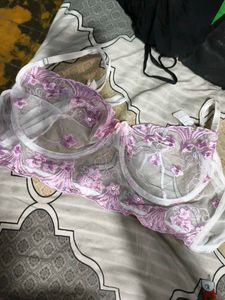 N. Floral Lace Bra