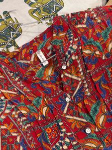 Multi-Colored Bohemian Tribal Print Dress