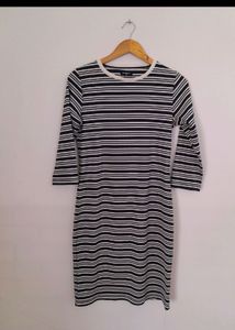 Blue Striped Dress