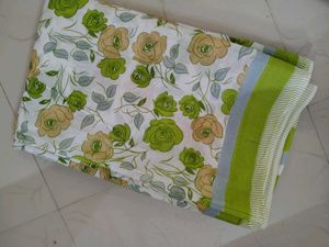 White Floral Saree