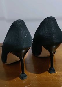 Double Lemon Black Heels