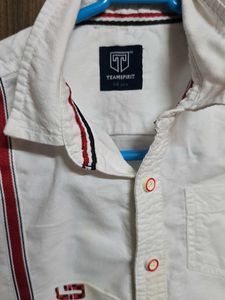 Boy&#39;s &#34;Auto Racing&#34; Graphic Striped Shirt
