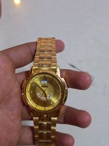 Gold-Tone Wrist Watch