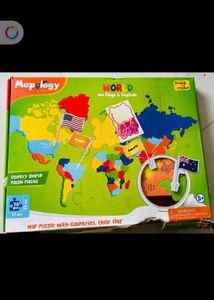 World Map With Capital F M.....