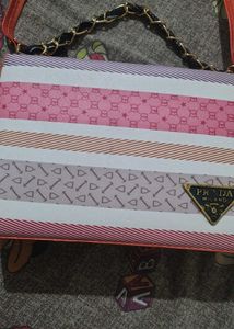 Stylish Striped Handbag