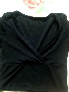 Black Crop Top