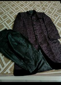 Elegant Purple Sherwani / ethnic wear