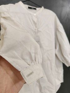 Cream Blouse